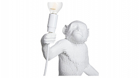 Настольная лампа Seletti Обезьяна стоит 46x27,5 см h54 см, смола