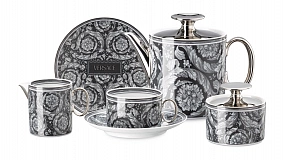 Чайный сервиз на 6 персон Rosenthal "Барокко Дымка", 21 предмет