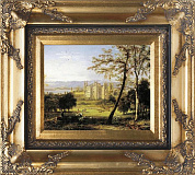 Картина "Замок" 20*25см + багет №43