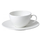 Чашка чайная с блюдцем Wedgwood Джио 340 мл, фарфор