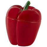 Емкость с крышкой Bordallo Pinheiro "Перец" 12,5см (красный)
