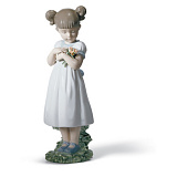 Фигурка Lladro Цветы для мамы 7х21 см, фарфор