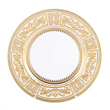 Набор тарелок на 6 персон Falkenporzellan Diadem White Creme Gold 28см