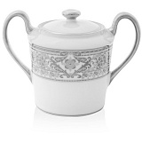 Сахарница Haviland Матиньон 200 мл, белый, платиновый декор
