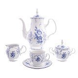 Кофейный сервиз на 6 персон Bernadotte Синие розы