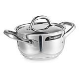 Кастрюля с крышкой Barazzoni Chef line 1,4 л 16 см, сталь нержавеющая
