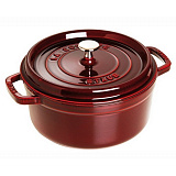 Кокот круглый, 20 см, 2,2 л, гранатовый Staub