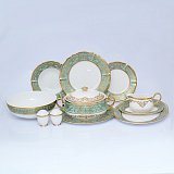 Столовый сервиз на 6 персон Clarice light green