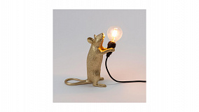 Настольная лампа Seletti Мышь стоит USB 6x13 см, h14 см