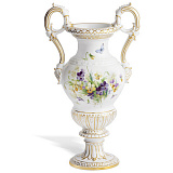 Ваза Meissen с ручками 41см Анютины глазки (лим.вып.15, 2019г.)