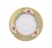 Набор блюдец Falkenporzellan Opal Seladon Gold 14 см