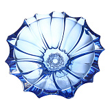 Фруктовница на ножке Aurum Crystal Plantica 33 см, Blue